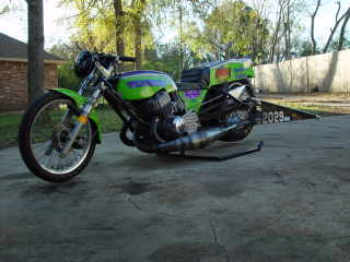 Bill Baxter's car tire bike